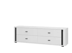 Home affaire TV-Bank »York , TV-Kommode, TV-Schrank, TV-Bank« mit 4 geräumigen Schubladen, Breite 176,5 cm, wandmontage
