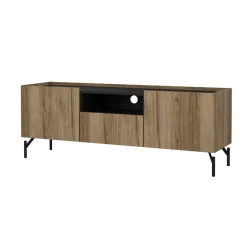 Home affaire TV-Board »Bergen TV-Möbel, Fernsehtisch, TV-Unit, Media-Möbel, Sideboard,« 2 Türen, verstellbaren Böden,1 Schublade, Kabelmanagement, B:147 cm