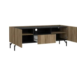 Home affaire TV-Board »Bergen TV-Möbel, Fernsehtisch, TV-Unit, Media-Möbel, Sideboard,« 2 Türen, verstellbaren Böden,1 Schublade, Kabelmanagement, B:147 cm