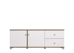 Home affaire TV-Board »Burgundy Lowboard, TV-Schrank, TV-Ständer, Hochglanzfronten« Hochglanzfronten und eine Innenausstattung in Flagstaff Eiche