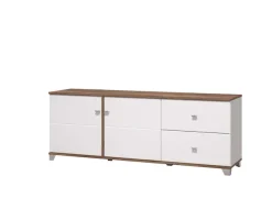 Home affaire TV-Board »Burgundy Lowboard, TV-Schrank, TV-Ständer, Hochglanzfronten« Hochglanzfronten und eine Innenausstattung in Flagstaff Eiche