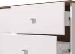 Home affaire TV-Board »Burgundy Lowboard, TV-Schrank, TV-Ständer, Hochglanzfronten« Hochglanzfronten und eine Innenausstattung in Flagstaff Eiche