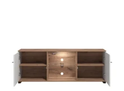 Home affaire TV-Board »Burgundy Lowboard, TV-Schrank, TV-Ständer, Hochglanzfonten« Hochglanzfronten und eine Innenausstattung in Flagstaff Eiche