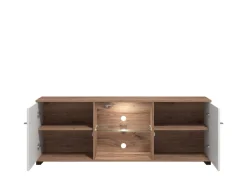 Home affaire TV-Board »Burgundy Lowboard, TV-Schrank, TV-Ständer, Hochglanzfonten« Hochglanzfronten und eine Innenausstattung in Flagstaff Eiche