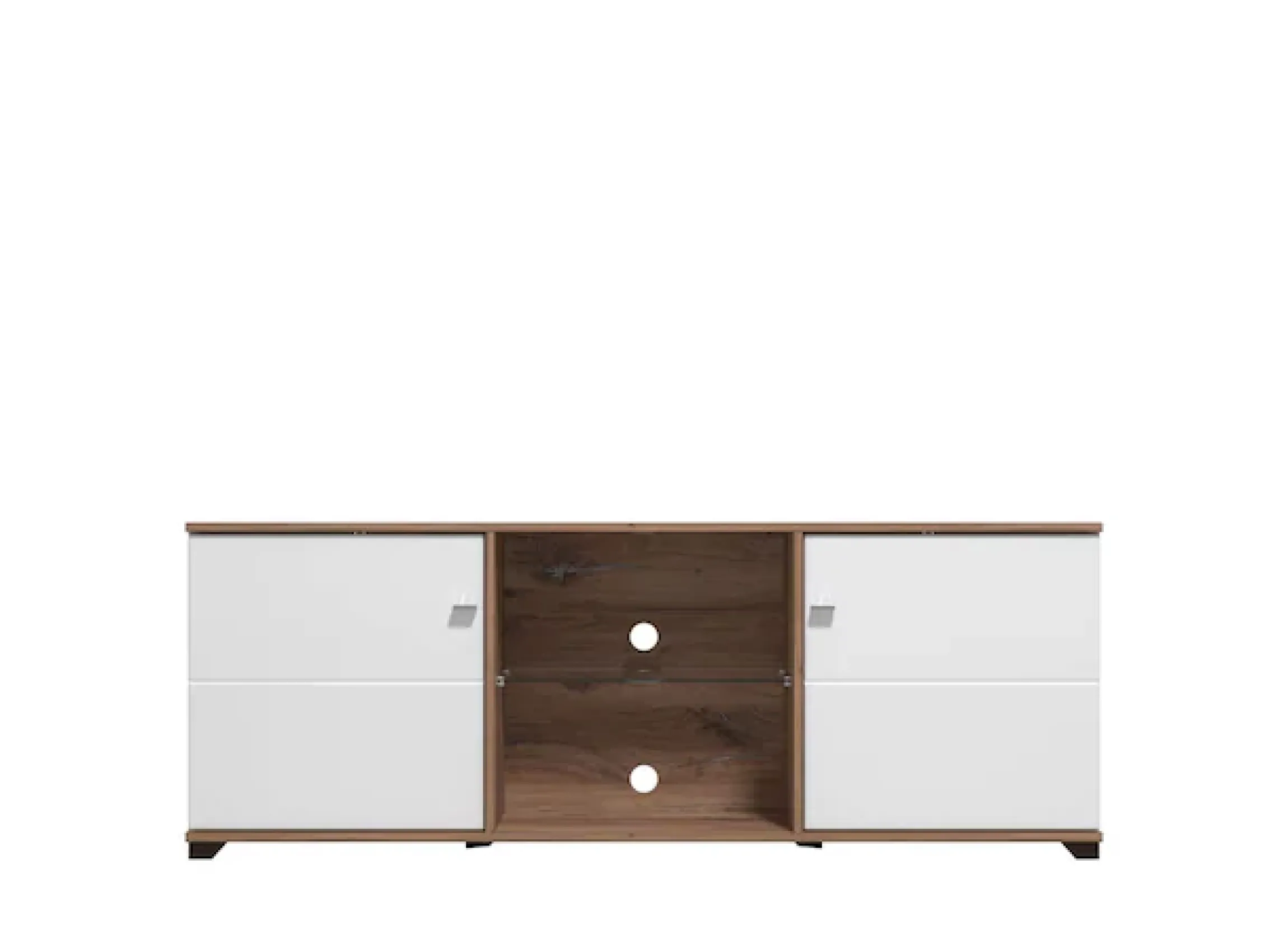 Home affaire TV-Board »Burgundy Lowboard, TV-Schrank, TV-Ständer, Hochglanzfonten« Hochglanzfronten und eine Innenausstattung in Flagstaff Eiche