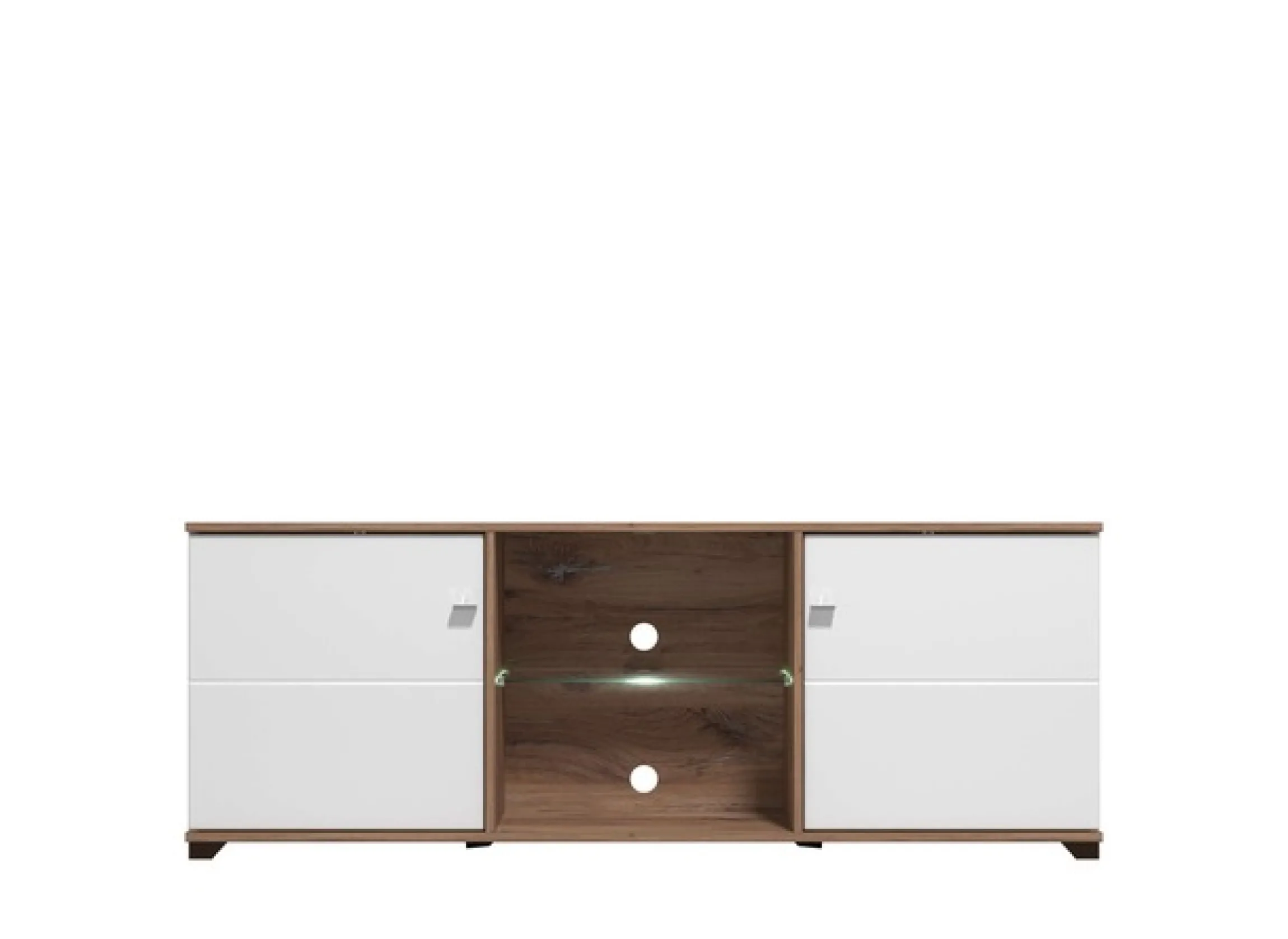 Home affaire TV-Board »Burgundy Lowboard, TV-Schrank, TV-Ständer, Hochglanzfonten« Hochglanzfronten und eine Innenausstattung in Flagstaff Eiche