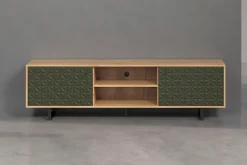 Home affaire TV-Board »Ferretti« TV-Tisch mit besonderer Fräsung - Füße und Griffe aus Metall