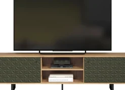 Home affaire TV-Board »Ferretti« TV-Tisch mit besonderer Fräsung - Füße und Griffe aus Metall