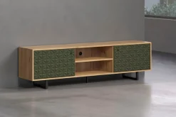 Home affaire TV-Board »Ferretti« TV-Tisch mit besonderer Fräsung - Füße und Griffe aus Metall