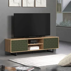 Home affaire TV-Board »Ferretti« TV-Tisch mit besonderer Fräsung - Füße und Griffe aus Metall