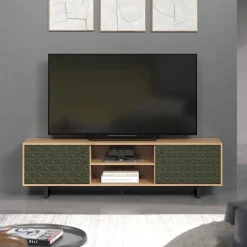 Home affaire TV-Board »Ferretti« TV-Tisch mit besonderer Fräsung - Füße und Griffe aus Metall