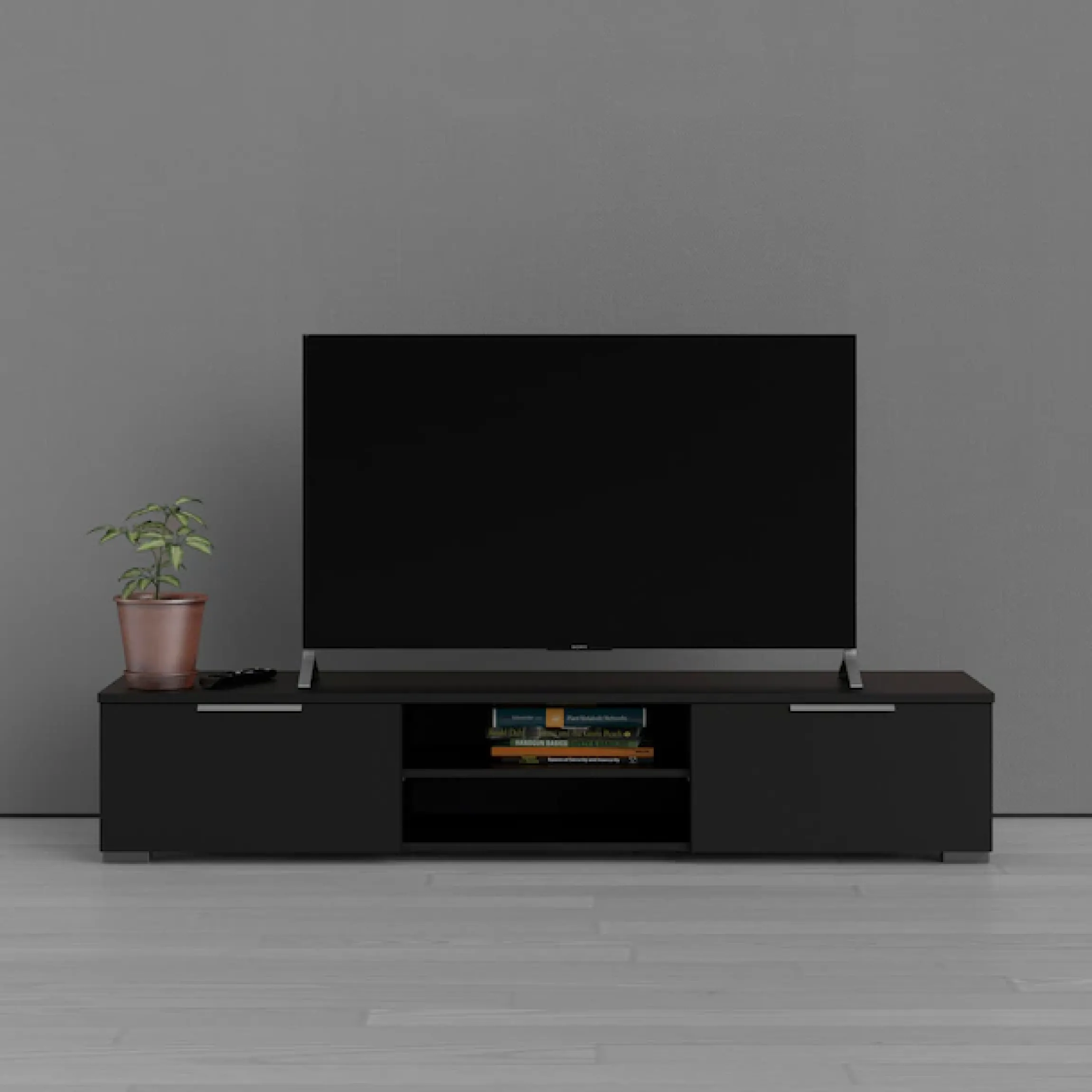 Home affaire TV-Board »Match, TV-Möbel, Fernsehtisch, TV-Unit, Media-Möbel, Sideboard,« mit 2 Schubladen und 1 offenen Fach, Breite 172,7 cm, Höhe 33 cm