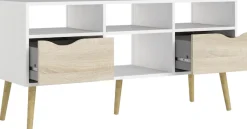 Home affaire TV-Board »Oslo, TV-Möbel, Fernsehtisch, TV-Unit, Media-Möbel,« TV-Kommode mit 2 Schubladen,4 Fächern, Breite 117 cm, Höhe 57 cm