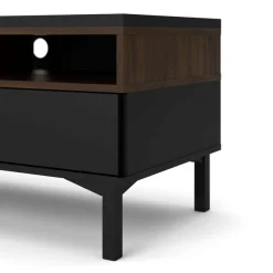 Home affaire TV-Board »Roomers TV-Board, TV-Möbel, TV-Unit, Media-Möbel, Sideboard« Breite/Höhe 156/48 cm, 2 offene Fächer mit Rahmen-Optik, Kabelführung