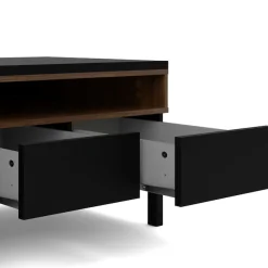 Home affaire TV-Board »Roomers TV-Board, TV-Möbel, TV-Unit, Media-Möbel, Sideboard« Breite/Höhe 156/48 cm, 2 offene Fächer mit Rahmen-Optik, Kabelführung
