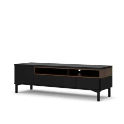 Home affaire TV-Board »Roomers TV-Board, TV-Möbel, TV-Unit, Media-Möbel, Sideboard« Breite/Höhe 156/48 cm, 2 offene Fächer mit Rahmen-Optik, Kabelführung