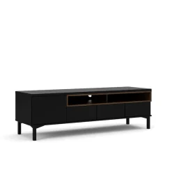 Home affaire TV-Board »Roomers TV-Board, TV-Möbel, TV-Unit, Media-Möbel, Sideboard« Breite/Höhe 156/48 cm, 2 offene Fächer mit Rahmen-Optik, Kabelführung