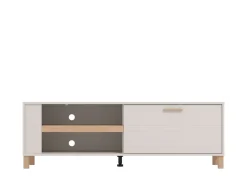Home affaire TV-Board »Sheffield TV-Bank, TV-Schrank, TV-Lowboard, TV-Möbel, Breite 157 cm« Klapptür, 2D-beschichtetes MDF-Profil, Heißprägedetails