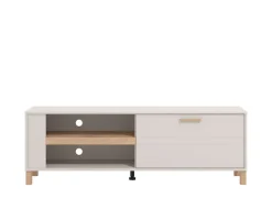 Home affaire TV-Board »Sheffield TV-Bank, TV-Schrank, TV-Lowboard, TV-Möbel, Breite 157 cm« Klapptür, 2D-beschichtetes MDF-Profil, Heißprägedetails
