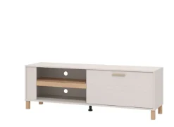 Home affaire TV-Board »Sheffield TV-Bank, TV-Schrank, TV-Lowboard, TV-Möbel, Breite 157 cm« Klapptür, 2D-beschichtetes MDF-Profil, Heißprägedetails