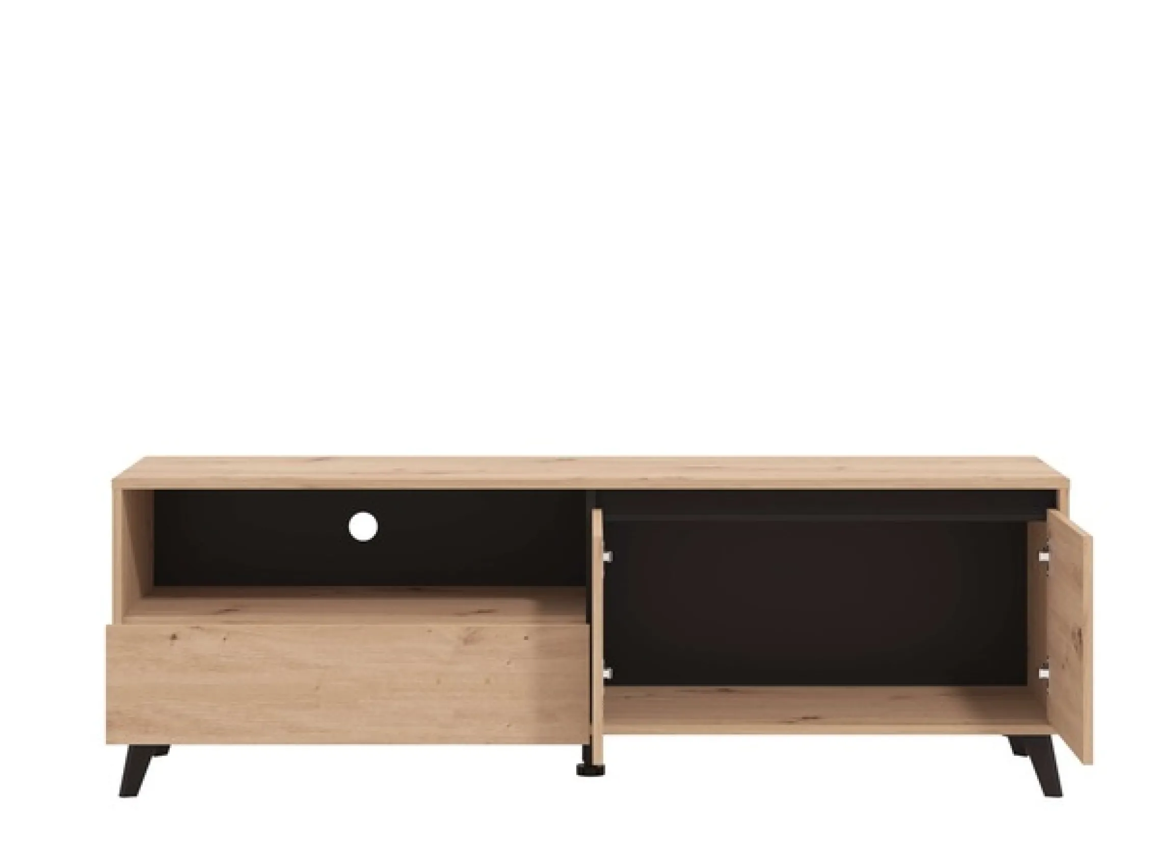 Home affaire TV-Board »Stirling, TV-Kommode, TV-Board, TV-Schrank, Breite 158,5 cm« in 2 Farbausführungen, 2 Türen,mit Schublade
