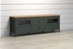 Home affaire TV-Board »Vienna« 1 Stk. tlg. Lowboard mit Beleuchtung und Vollauszug-Schublade - B/T/H 184/45/64 cm