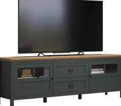 Home affaire TV-Board »Vienna« 1 Stk. tlg. Lowboard mit Beleuchtung und Vollauszug-Schublade - B/T/H 184/45/64 cm