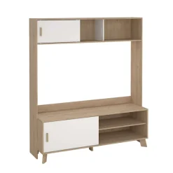 Home affaire TV-Schrank »Ikast TV-Möbel, TV-Wand, Wohnwand, TV-Regal, TV-Element« 2 Schiebetüren, Breite 159 cm, Höhe 181 cm