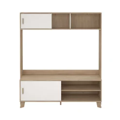 Home affaire TV-Schrank »Ikast TV-Möbel, TV-Wand, Wohnwand, TV-Regal, TV-Element« 2 Schiebetüren, Breite 159 cm, Höhe 181 cm