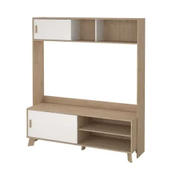 Home affaire TV-Schrank »Ikast TV-Möbel, TV-Wand, Wohnwand, TV-Regal, TV-Element« 2 Schiebetüren, Breite 159 cm, Höhe 181 cm