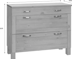 Home affaire Unterschrank »Alby« Breite 100 cm, 3 Schubladen