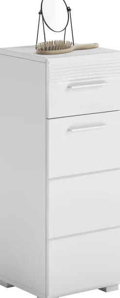 Home affaire Unterschrank »Malmö, Breite 30 cm, 1 Tür (Türanschlag wechselbar), 1 Schubkasten« in verschiedenen Farben erhältlich, Badmöbel, Badschrank, Kommode, Bad