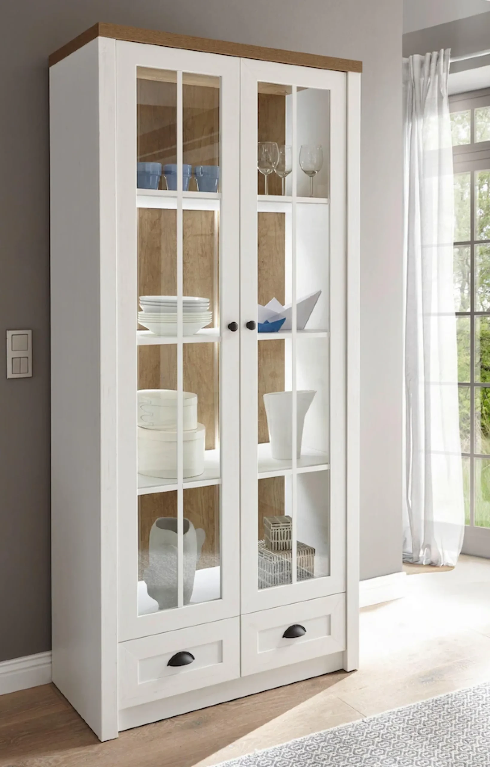 Home affaire Vitrine »Beauvais« Höhe ca. 198 cm