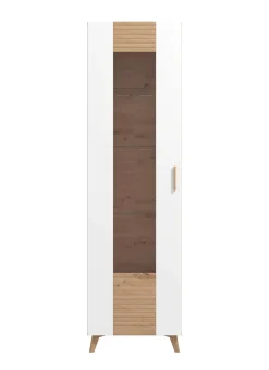 Home affaire Vitrine »Bretagna Vitrinenschrank, Standvitrine, Showcase« in trendigen Farben, Glastür, in verschiedenen Varianten erhältlich