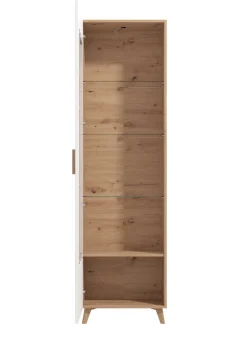 Home affaire Vitrine »Bretagna Vitrinenschrank, Standvitrine, Showcase« in trendigen Farben, Glastür, in verschiedenen Varianten erhältlich