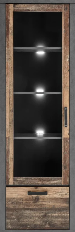 Home affaire Vitrine »BROOKLYN« Höhe ca. 200 cm