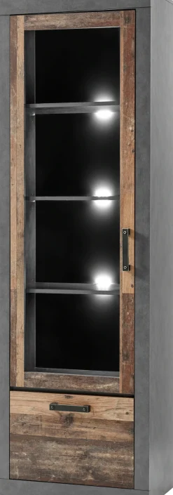 Home affaire Vitrine »BROOKLYN« Höhe ca. 200 cm