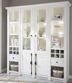 Home affaire Vitrine »California« 4 Stk. tlg. Breite ca. 194 cm
