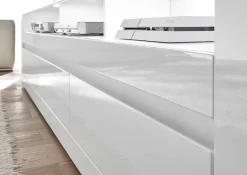 Home affaire Vitrine »Carat« Höhe 198 cm, zwei Leisten angeliefert, 1 x grau, 1 x weiss
