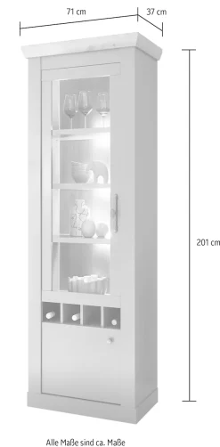 Home affaire Vitrine »CHAMBORD« Breite ca. 71 cm