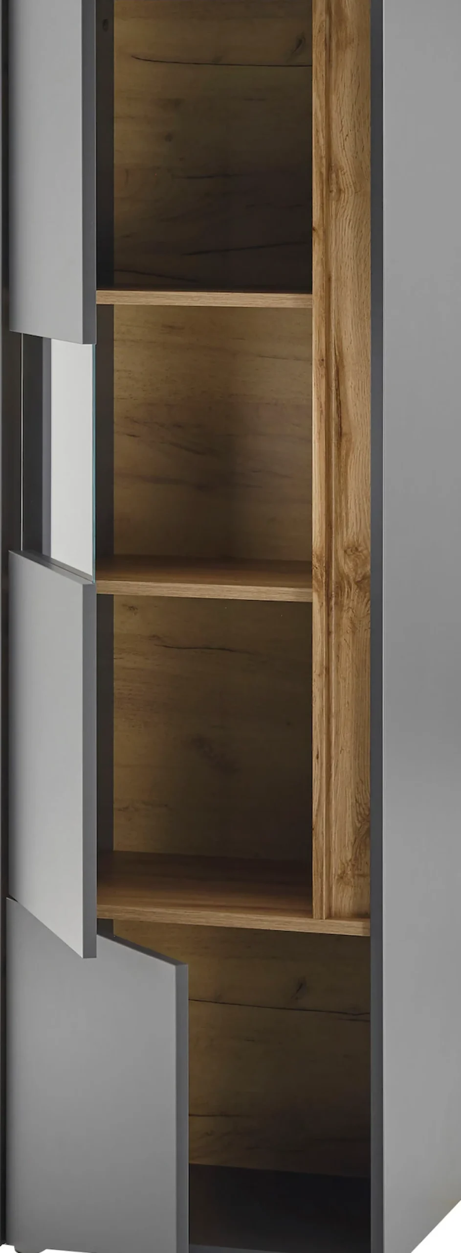 Home affaire Vitrine »City/Giron, moderner Hochschrank, Glasvitrine« zeitlos, modern, ausreichend Stauraum, vielseitig einsetzbar