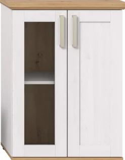 Home affaire Vitrine »Cosenza, Höhe 80 cm, 2 Türen, 2Fächer« 1 Stk. tlg. Vitrine, Höhe 88 cm, Wohnzimmer, Esszimmer
