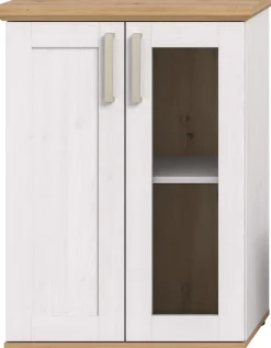 Home affaire Vitrine »Cosenza, Höhe 80 cm, 2 Türen, 2Fächer« 1 Stk. tlg. Vitrine, Höhe 88 cm, Wohnzimmer, Esszimmer