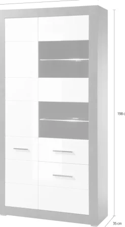 Home affaire Vitrine »Etero« Höhe 198 cm