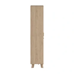 Home affaire Vitrine »Ikast Vitrinenschrank, Standvitrine, Schrank, Stauraum« 2 Türen, 3 offene Fächer, Breite 89 cm, Höhe 188 cm