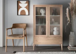 Home affaire Vitrine »Koda« inklusive Beleuchtung, verstellbare Glasböden