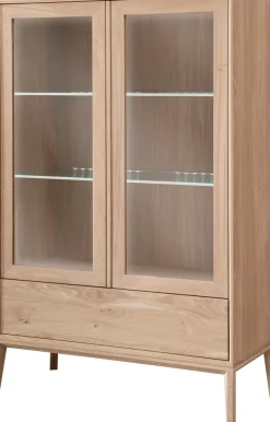 Home affaire Vitrine »Koda« inklusive Beleuchtung, verstellbare Glasböden