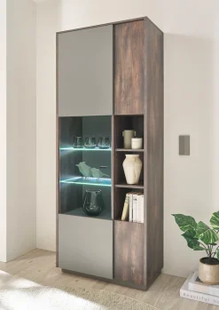 Home affaire Vitrine »LARGO« Soft-Close-Funktion, Höhe ca. 200 cm