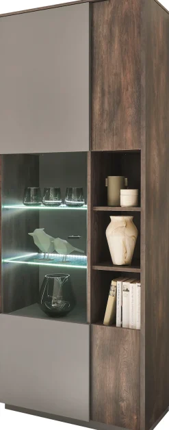 Home affaire Vitrine »LARGO« Soft-Close-Funktion, Höhe ca. 200 cm