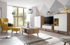 Home affaire Vitrine »Merle« Scandi Design, Höhe 134 cm